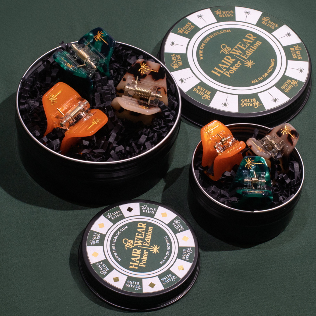 The HAIR WEAR - Poker Edition Set (6 Haarklammern) - The SISS BLISS GmbH