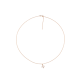 Diamantbuchstabe EMMA (N) & Kette HEDI Roségold - The SISS BLISS GmbH