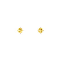 Ohrringe ASTRONOMIC SAPPHIRES Gelb (Januar) Gelbgold (14k)