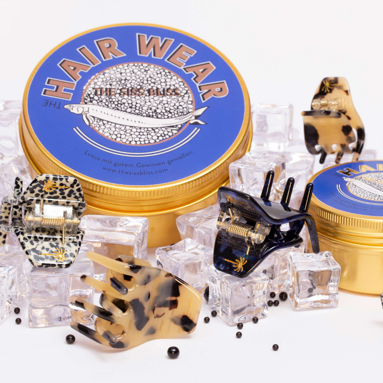 The HAIR WEAR - Kaviar Edition Set (6 Haarklammern) - The SISS BLISS GmbH