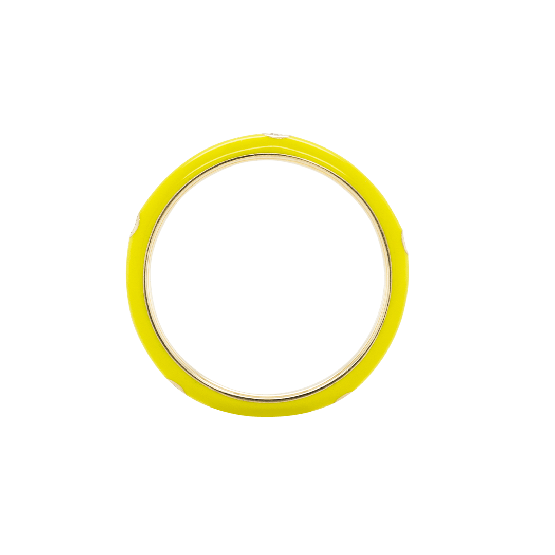 Ring BOBBY Gelbgold Gr. 46
