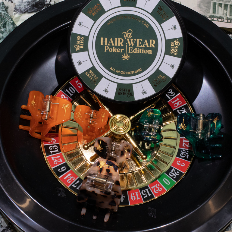 The HAIR WEAR - Poker Edition (3 Haarklammern) - The SISS BLISS GmbH