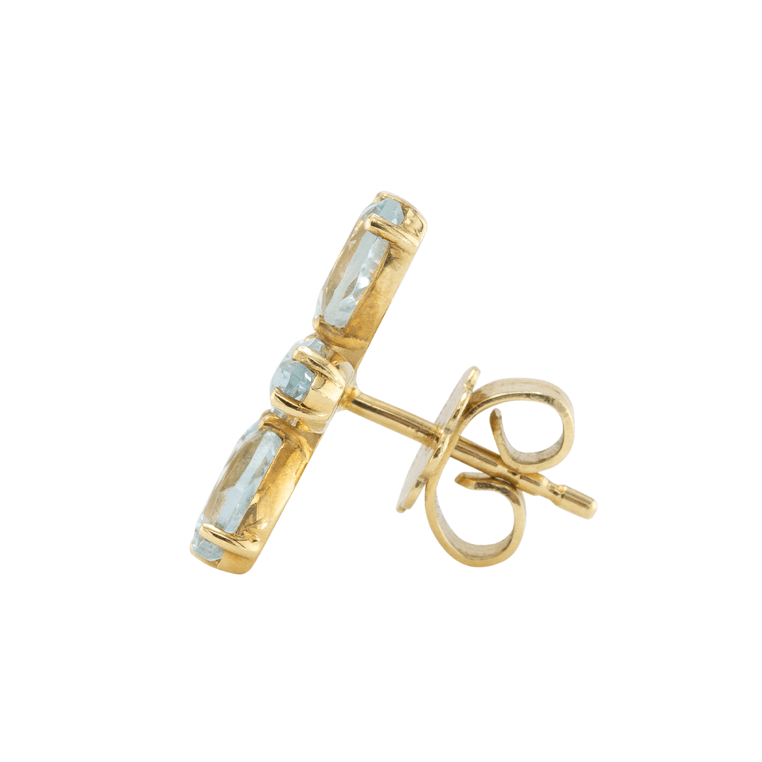 Ohrringe DAISY Gelbgold