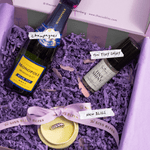 Geschenk: Mini TINY SHINY & kl. Flasche Champagner - The SISS BLISS