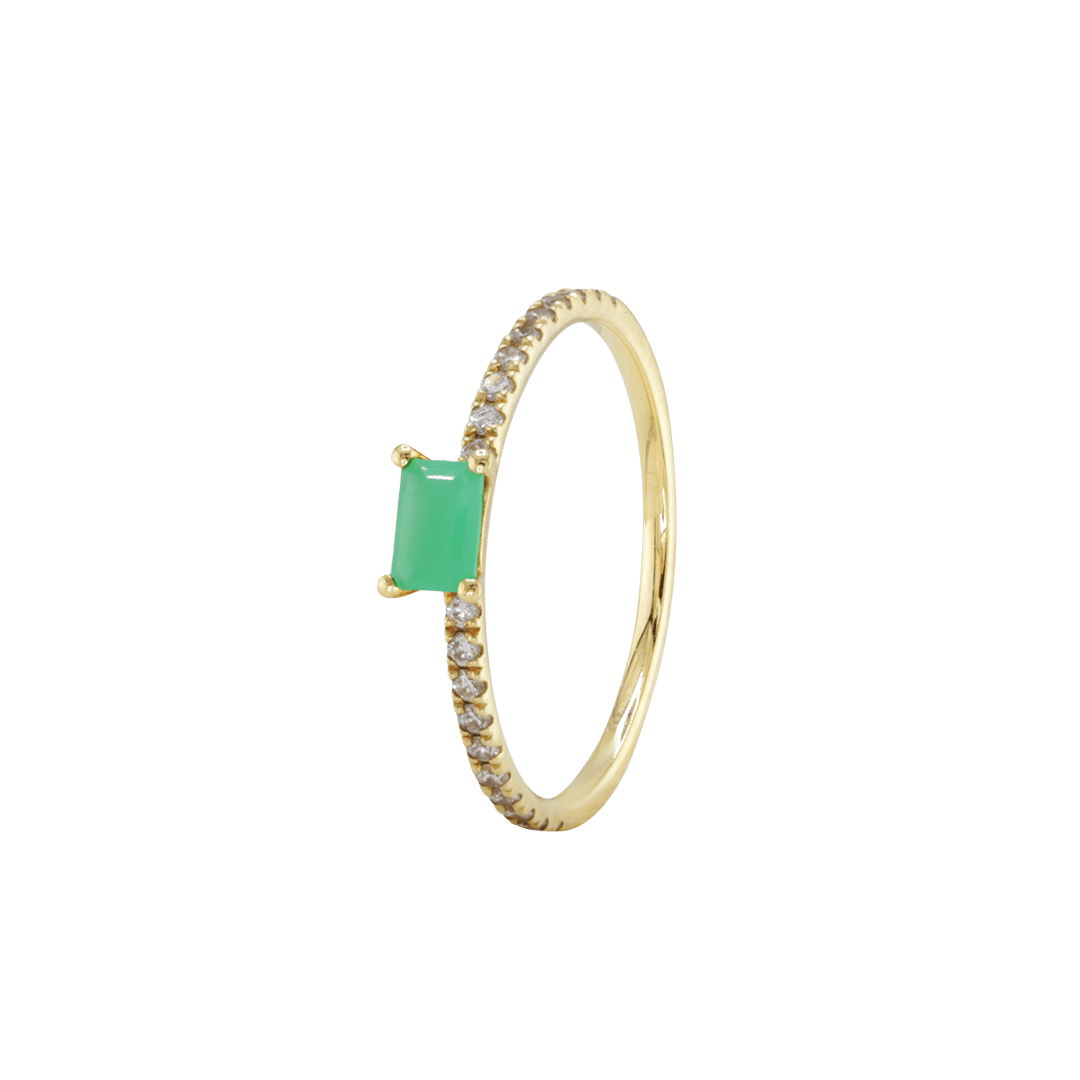 Ring SMILLA Gelbgold Gr. 53