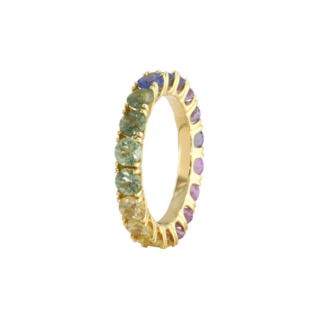 Ring ASTER Gelbgold Gr. 56