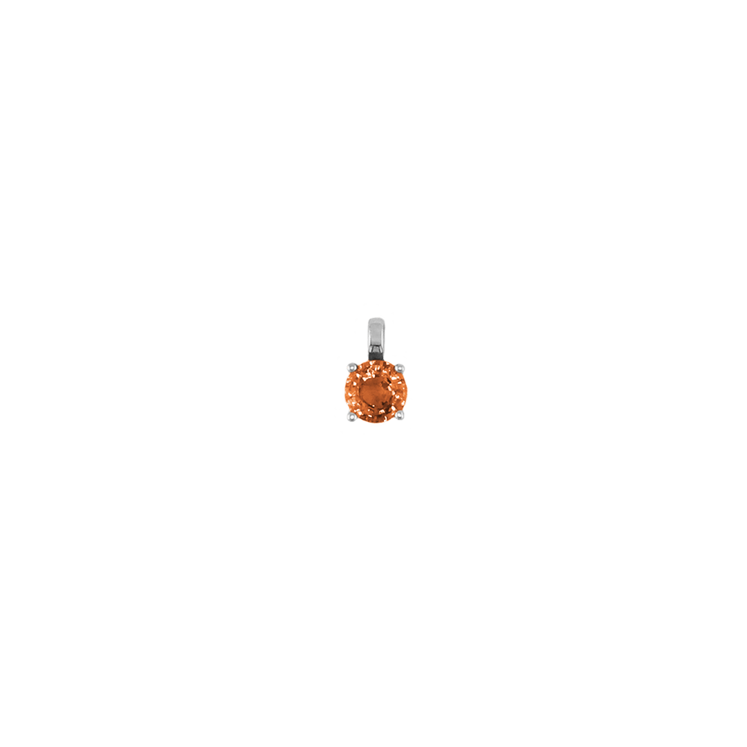 Anhänger ASTRONOMIC SAPPHIRES Orange (Februar) Weißgold (14k)