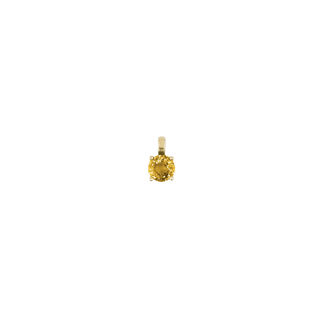 Anhänger ASTRONOMIC SAPPHIRES Gelb (Januar) Gelbgold (14k)