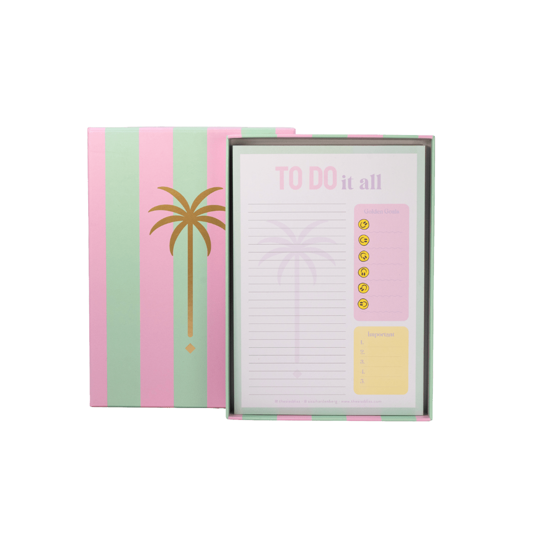 TO DO IT ALL Notizblock - The SISS BLISS