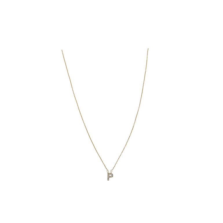 Kette EMMA Gelbgold Buchstabe P - The SISS BLISS GmbH