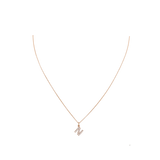 Diamantbuchstabe EMMA (N) & Kette HEDI Roségold - The SISS BLISS GmbH