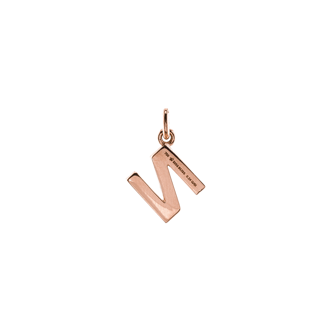 Diamantbuchstabe EMMA Roségold Buchstabe N