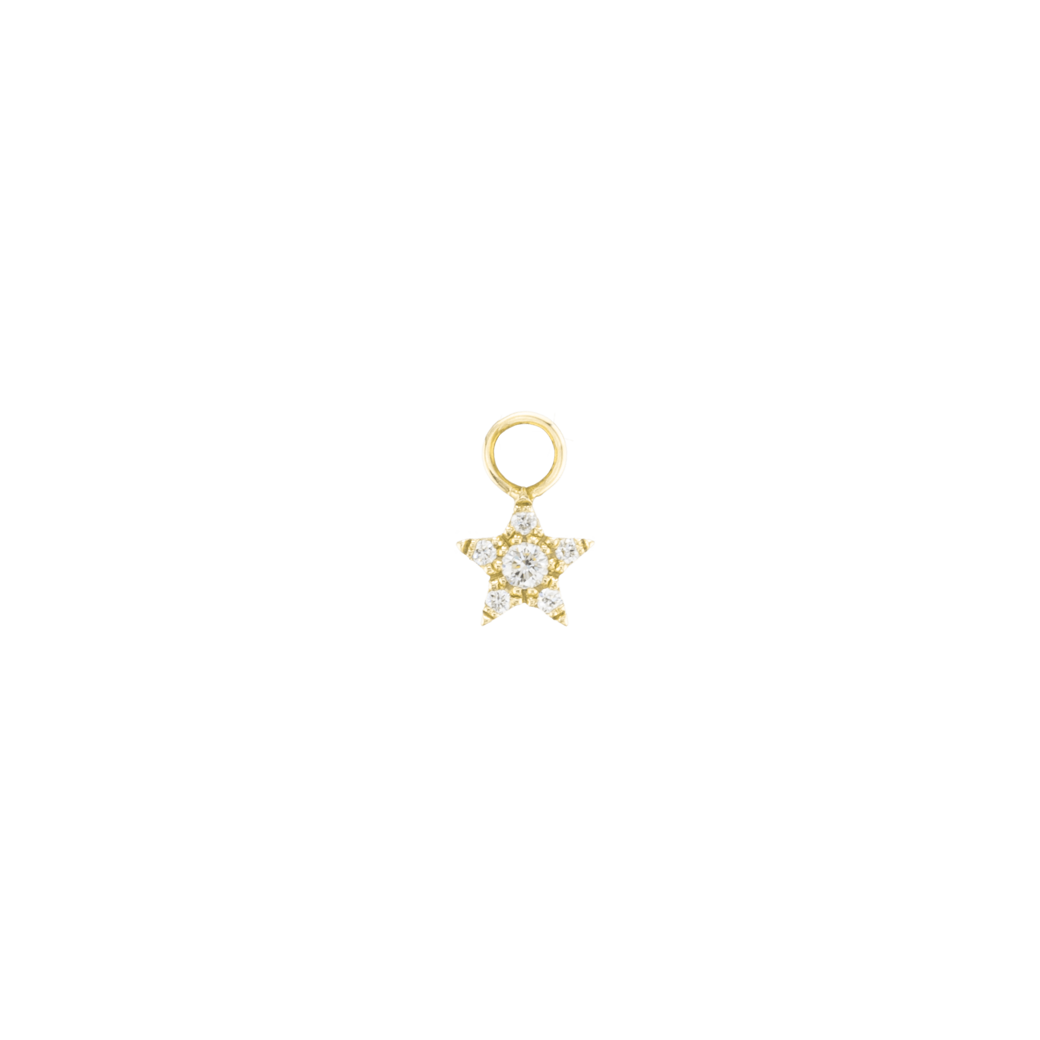 Anhänger EARCHARM Gelbgold Stern