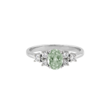 Ring GIGI Weißgold (14k) Prasiolith (grüngrau)