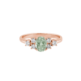 Ring GIGI Roségold (14k) Prasiolith (grüngrau)