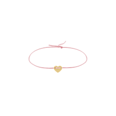 Armband HATI Make a Wish Gelbgold (8k) Herz