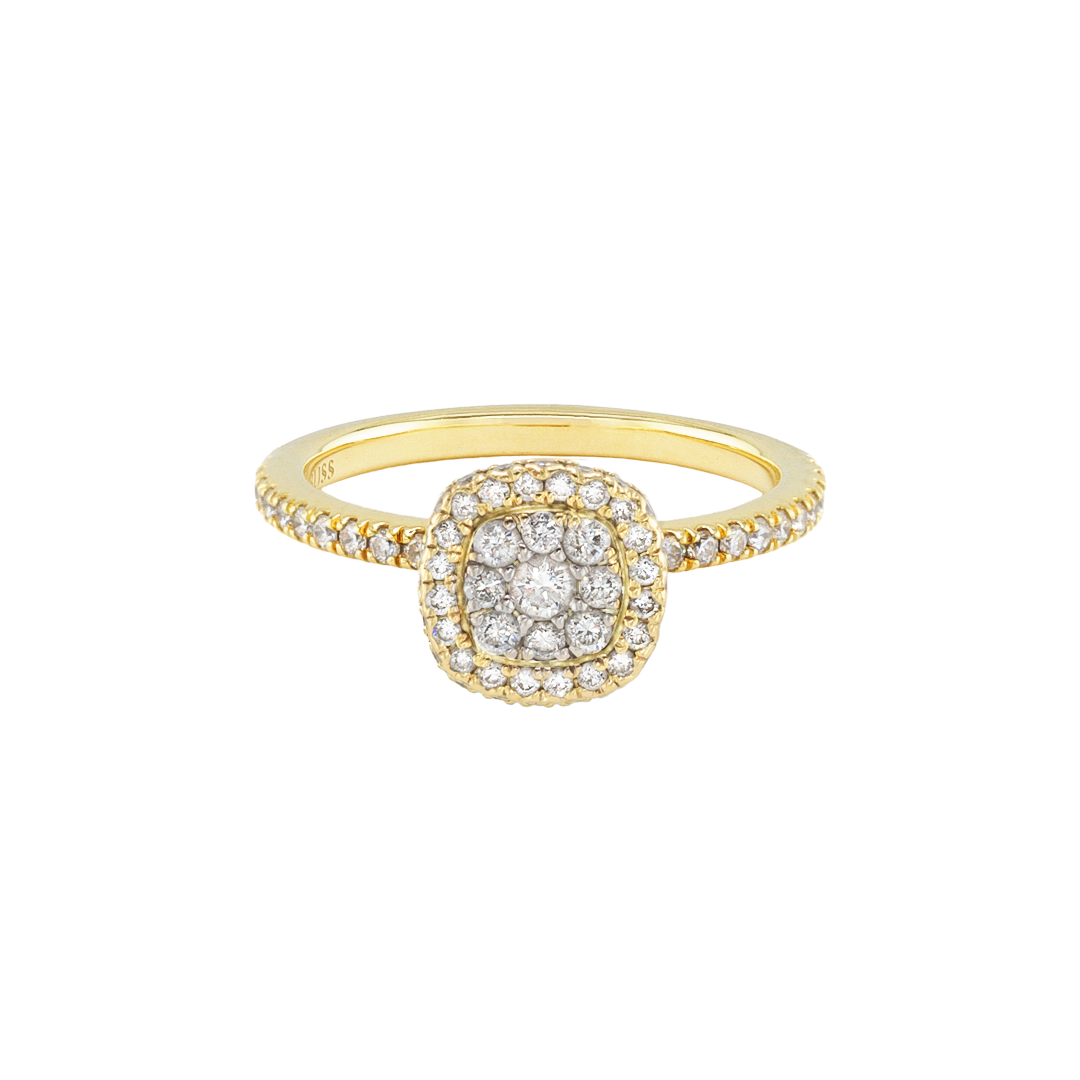 Ring HOLLY Gelbgold Gr. 52