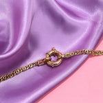 Kette CARLINE Gelbgold Flachpanzerkette - The SISS BLISS GmbH