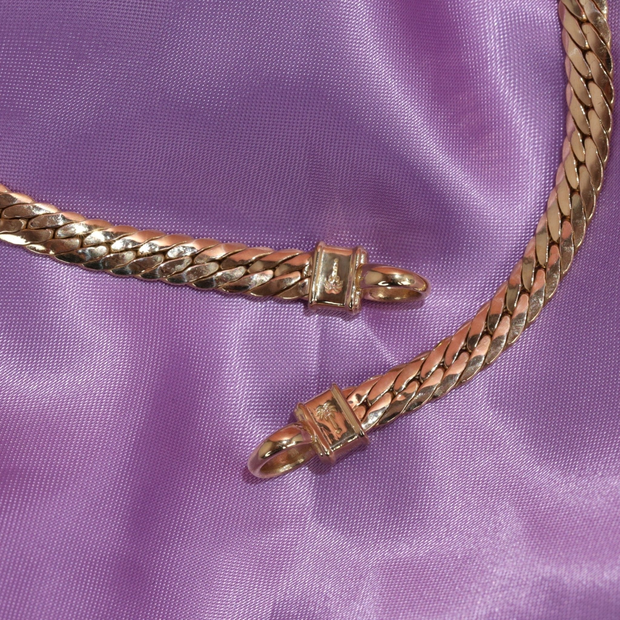 Kette CARLINE Gelbgold Flachpanzerkette - The SISS BLISS GmbH