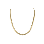 Kette CARLINE Gelbgold Flachpanzerkette - The SISS BLISS