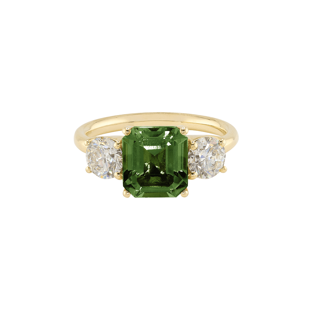 Ring PIPPA Turmalin (grün) Gelbgold (18k)