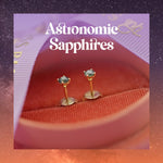 Ohrringe ASTRONOMIC SAPPHIRES - The SISS BLISS GmbH