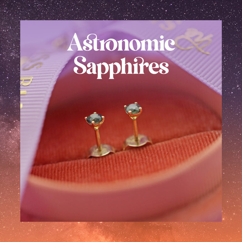 Ohrring ASTRONOMIC SAPPHIRES - The SISS BLISS GmbH