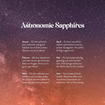 Ohrringe ASTRONOMIC SAPPHIRES - The SISS BLISS GmbH